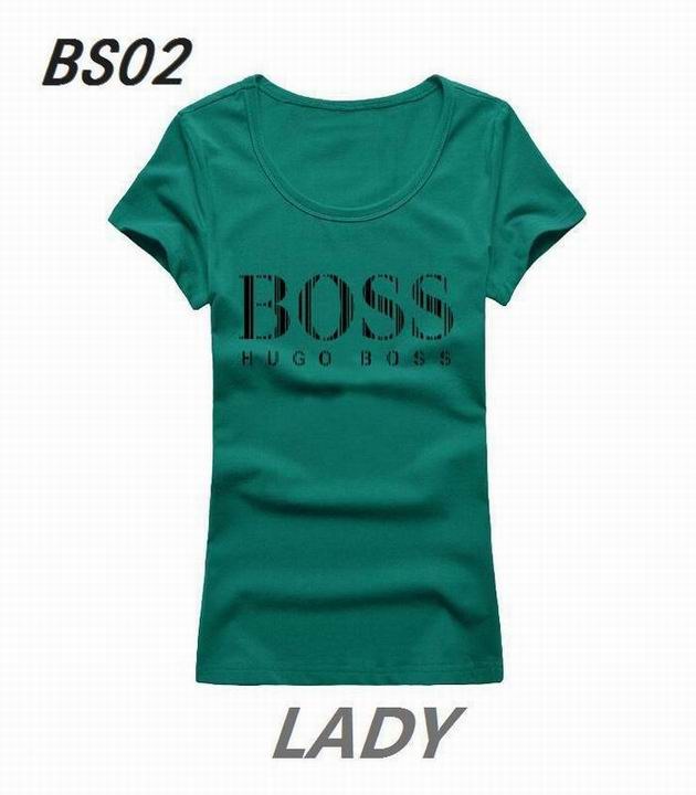 BOSS short round collar T woman S-XL-076
